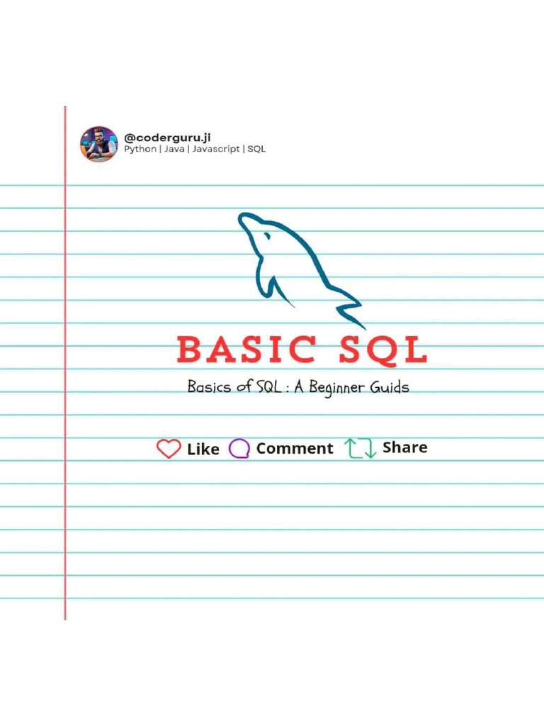 Basic SQL | PDF