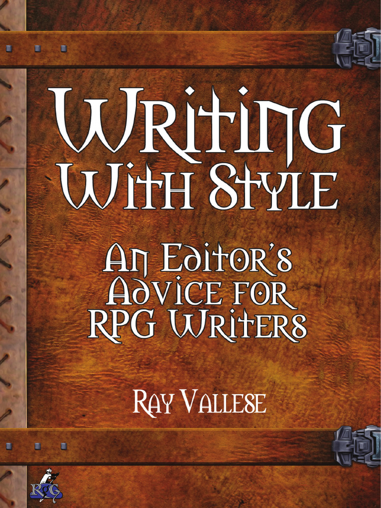 RPG Writing Style Tips Guide | PDF | Language Mechanics | Grammar