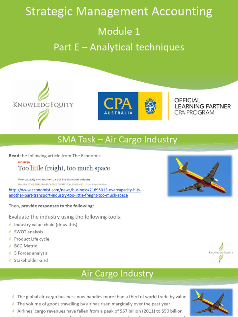 Air Cargo Industry Analysis Techniques | PDF | Cargo | Strategic Management