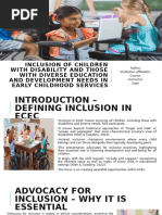 ECA Inclusion Statement 2016 | PDF | Inclusion (Education) | Early ...