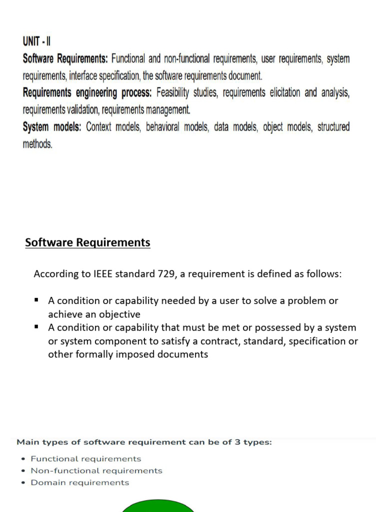 Unit II Software Engineering Notes | PDF | Class (Computer Programming ...