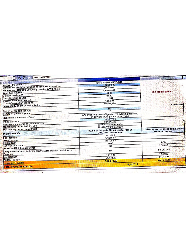 Calculation Sheet Pdf