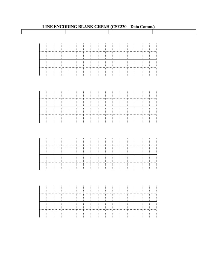 Blank Line Encoding Graph | PDF