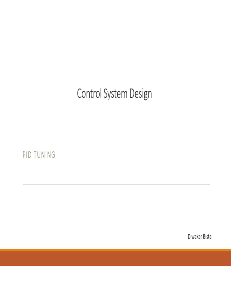 PID Controller Tuning Techniques | PDF | Applied Mathematics | Mechanics