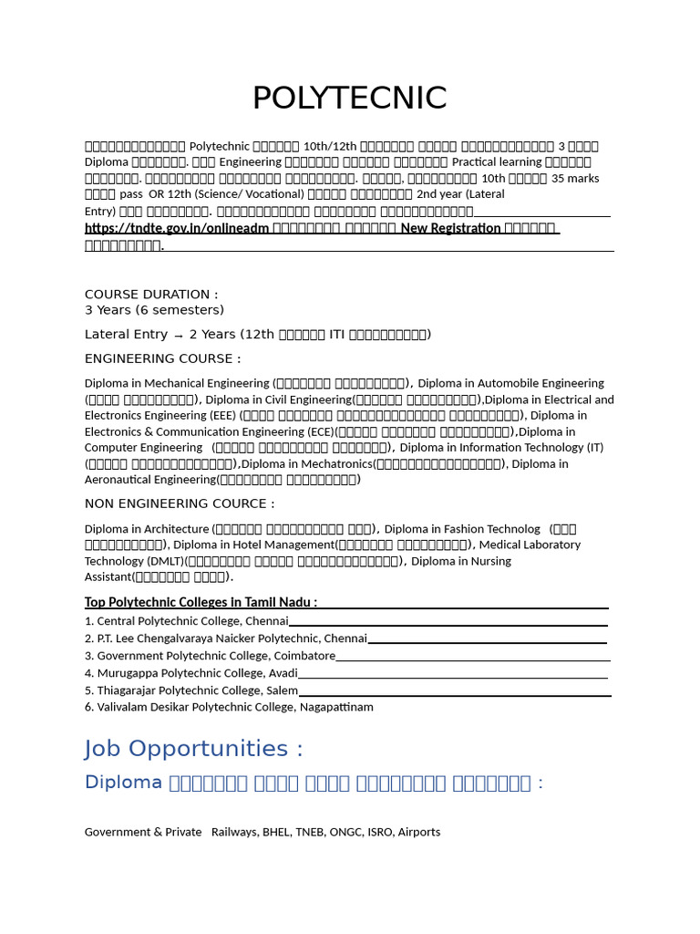 Poly Tec Nic | PDF