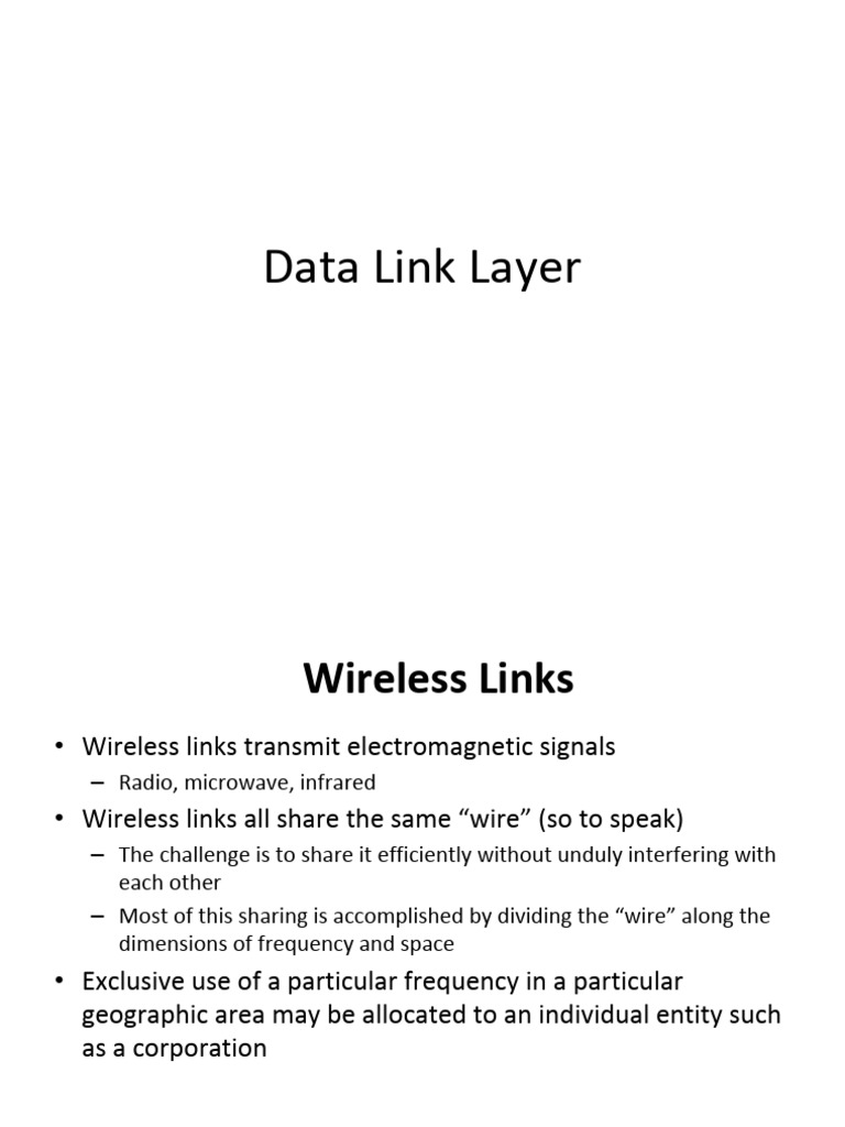 Understanding Wireless Data Links | PDF | Computing | Telecommunications