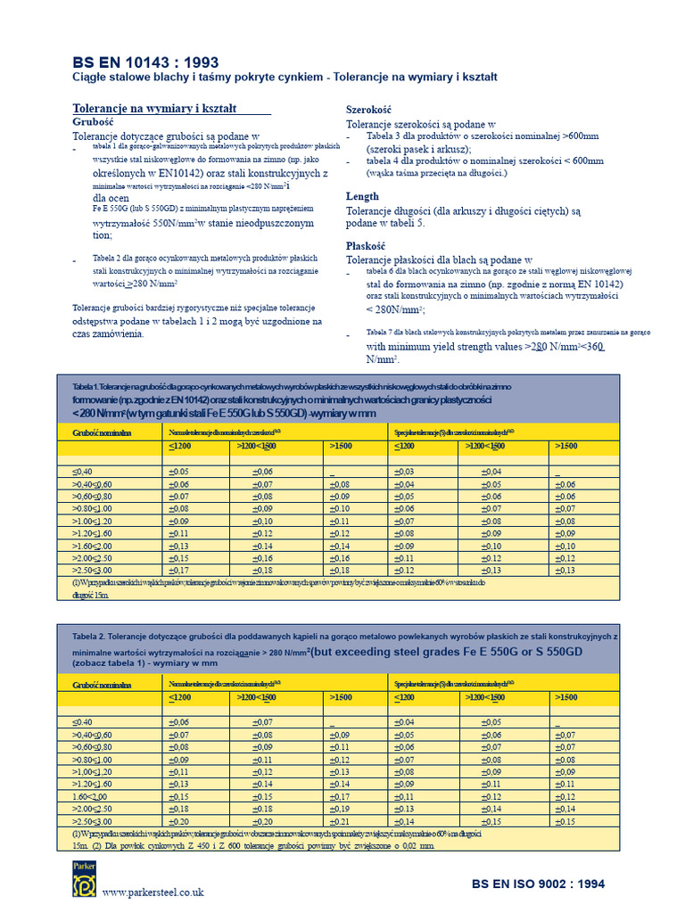 En 10143 | PDF