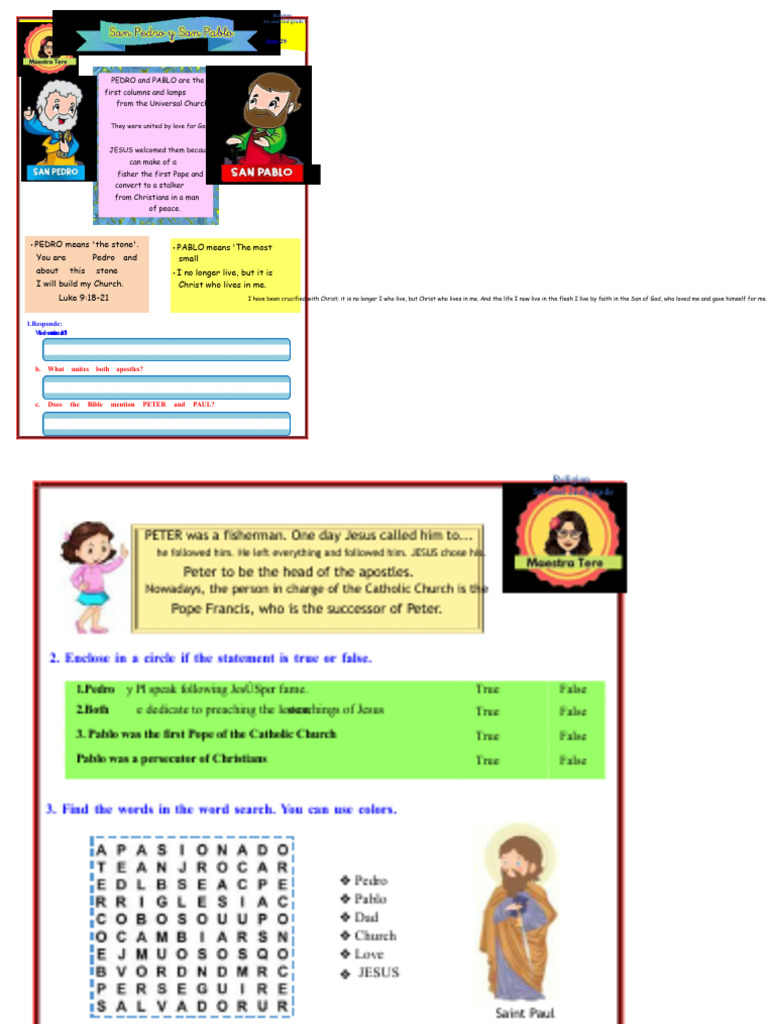 Saint Peter and Saint Paul | PDF | Saint Peter | Paul The Apostle