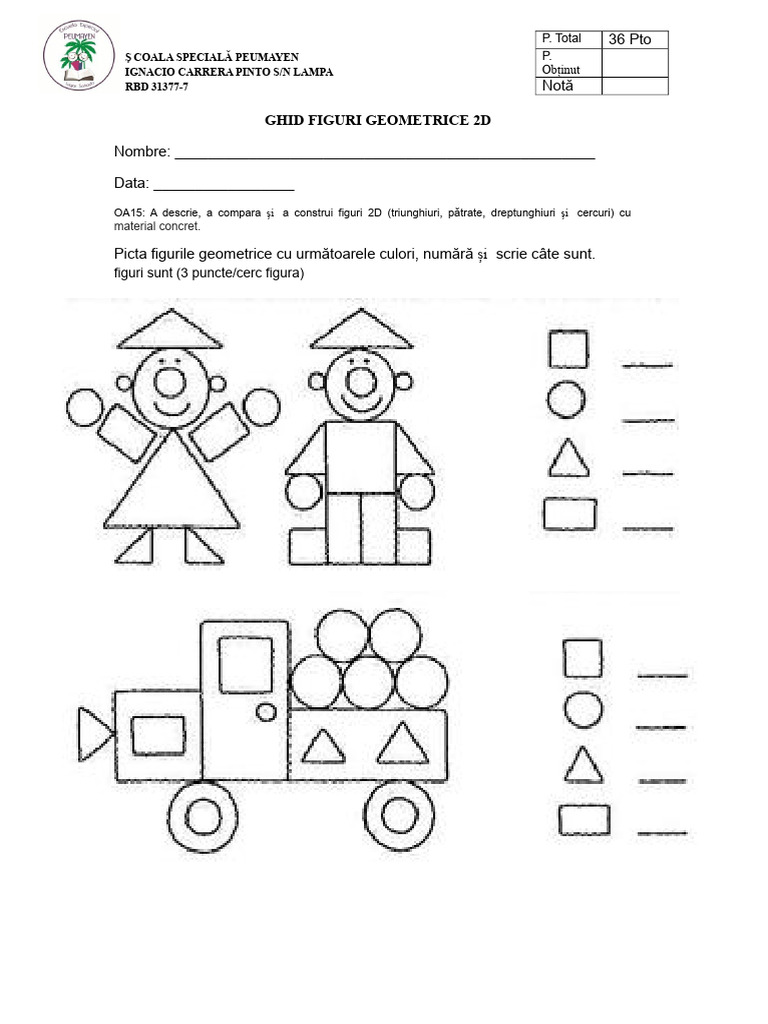 Ghid Figuri Geometrice 2D | PDF