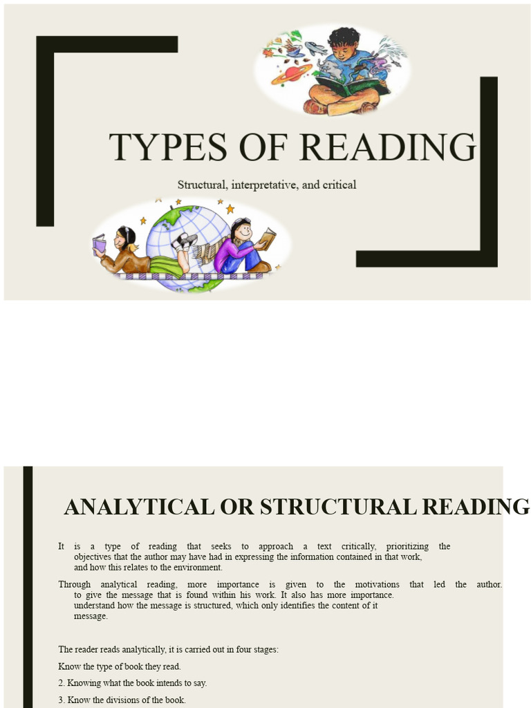Types of Reading | PDF | Semantics | Knowledge