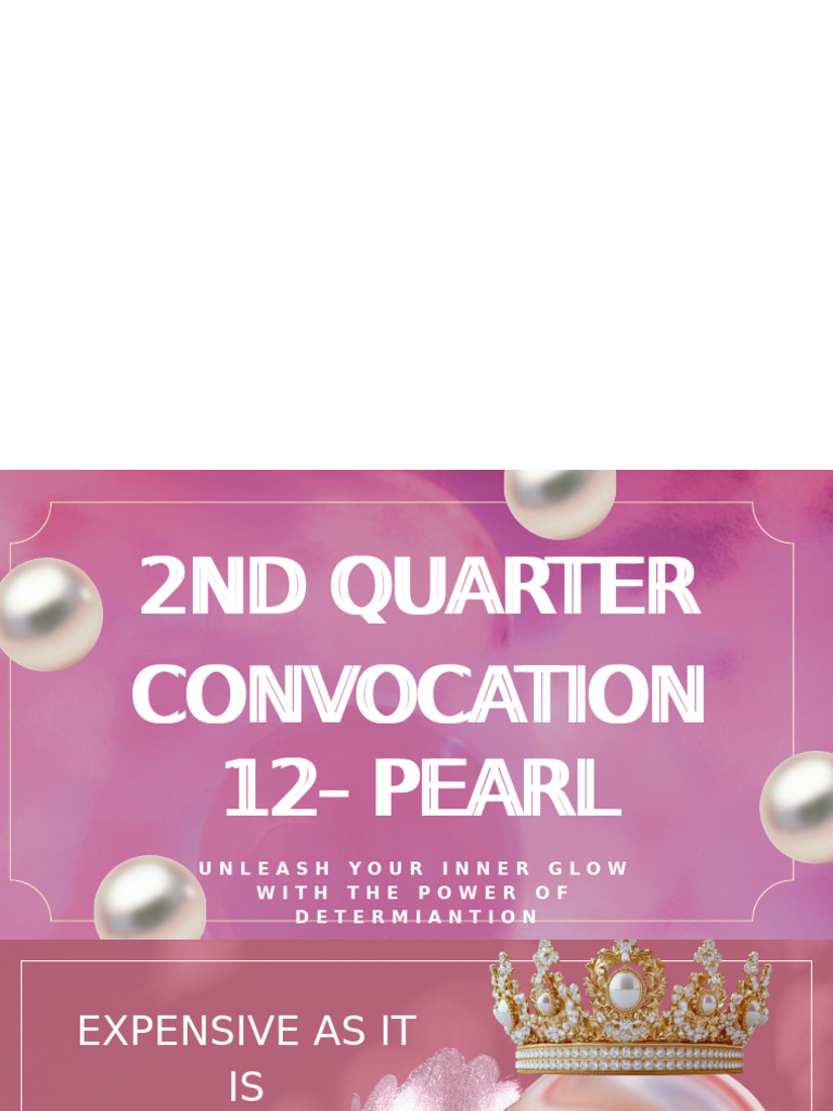 2nd Quarter Convocation Honorees | PDF