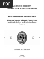 comportamento dos professores de educação fisica com crianças de educação especial