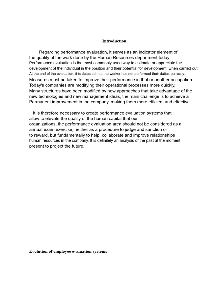 Performance Evaluation Systems Overview | PDF | Performance Appraisal ...