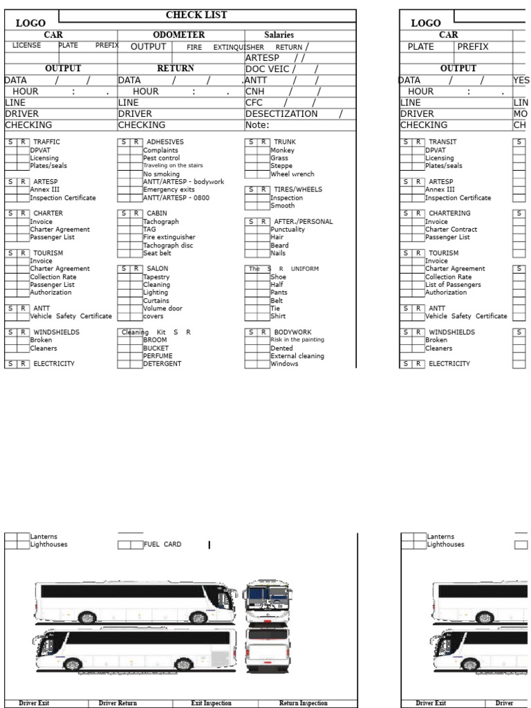 Vehicle Maintenance and Inspection Checklist | PDF | Wheeled Vehicles | Car