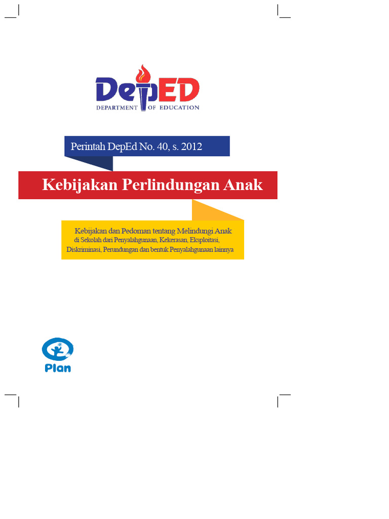 Kebijakan Perlindungan Anak DepEd 2012 | PDF