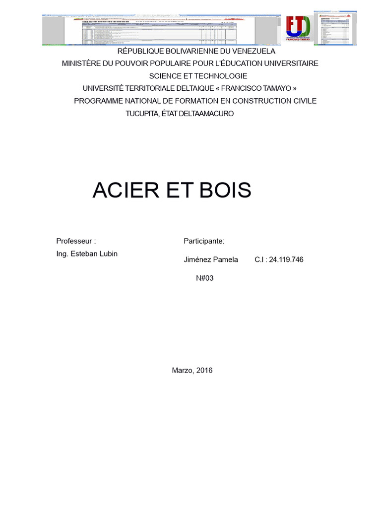 Propriétés du bois et de l'acier en construction | PDF | Bois | Bois ...