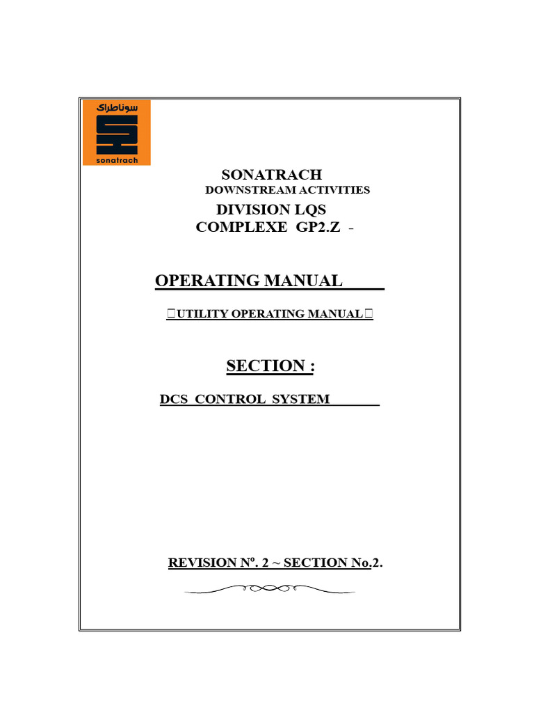 LPG Plant DCS Operating Manual | PDF | Programmable Logic Controller ...