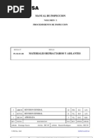 PDVSA PI 18-01-00 Materiales Refractarios y Aislantes