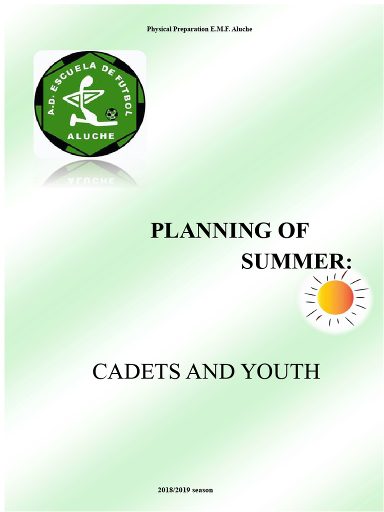 Cadet and Youth Physical Prep Plan | PDF | Heart Rate | Strength Training