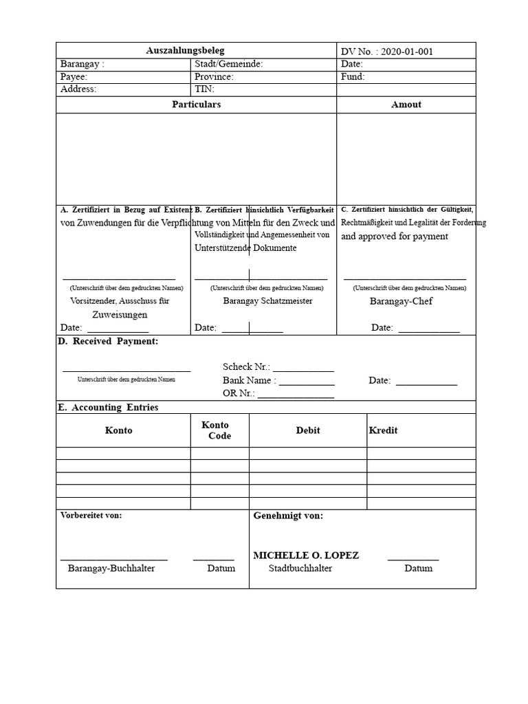 Neue COA Formulare | PDF