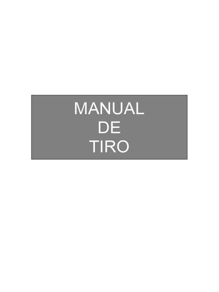 Manual Completo de Tiro e Segurança | PDF | Calibre | Carregador (armas de fogo)