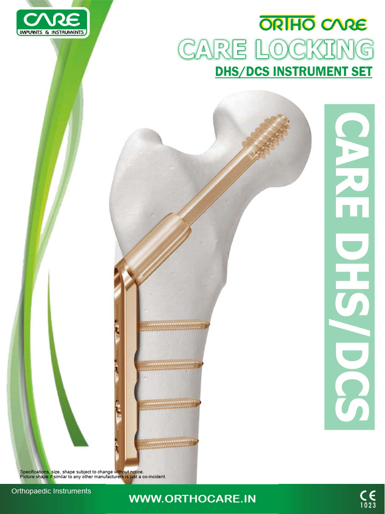 DHS/DCS Orthopaedic Instrument Set | PDF | Screw | Drill