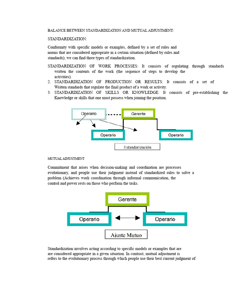 Balancing Standardization and Adjustment | PDF | Standardization ...