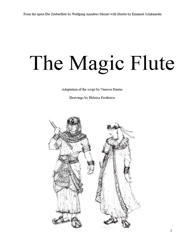 The Magic Flute A Dramatic Adaptation PDF