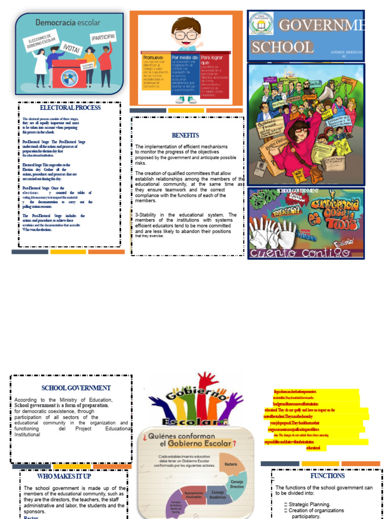 School Government Brochure | PDF | Elections | Teachers