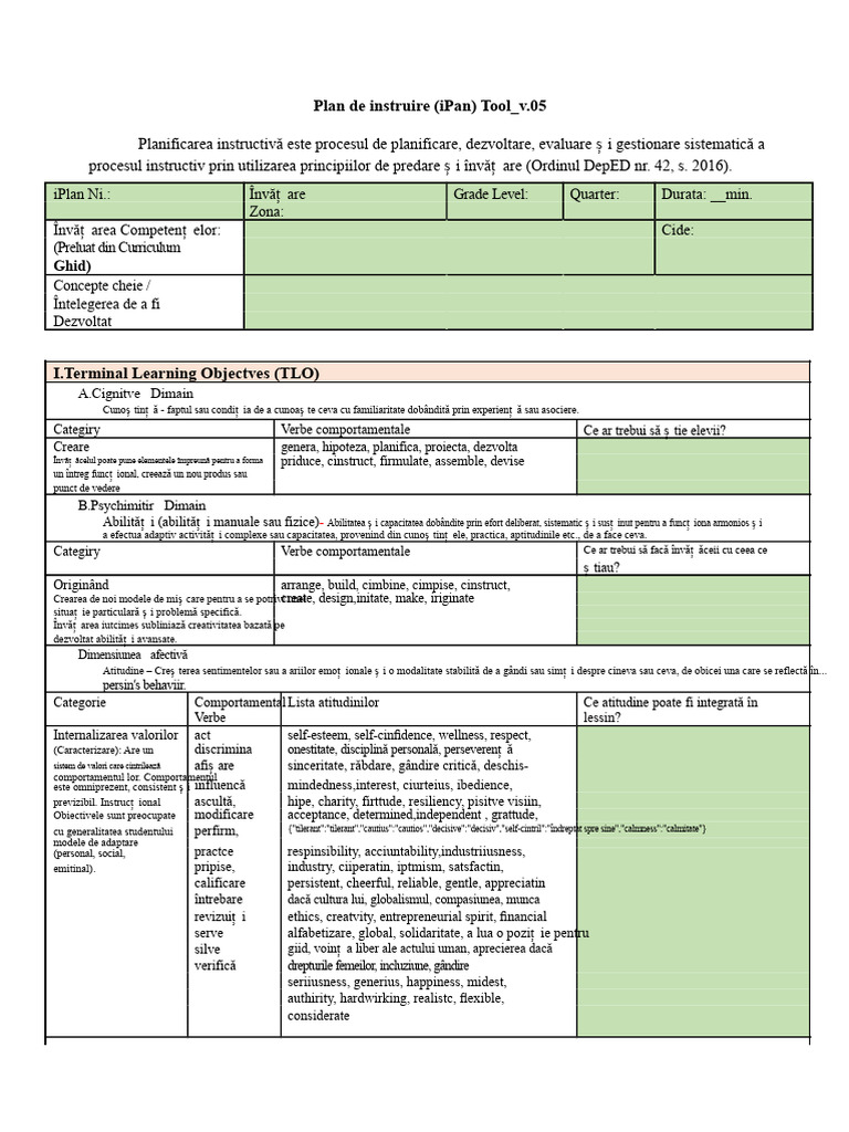 I Plan | PDF