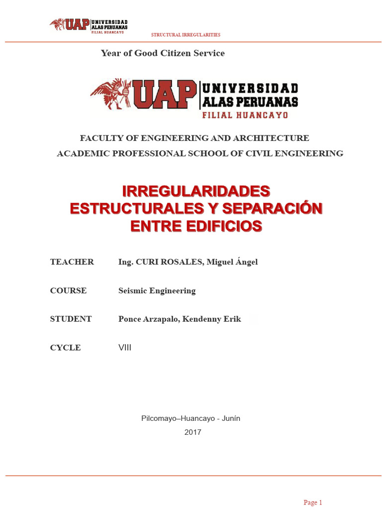 Structural Irregularities in Seismic Design | PDF | Force | Earthquakes