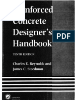 Reinforced Concrete Designers Handbook 10th Ed Reynolds Steedman 0419145400