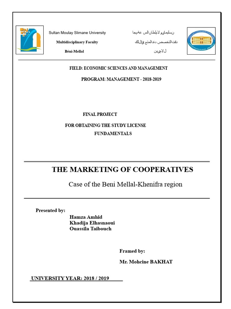 Marketing Strategies for Cooperatives | PDF | Marketing | Cooperative