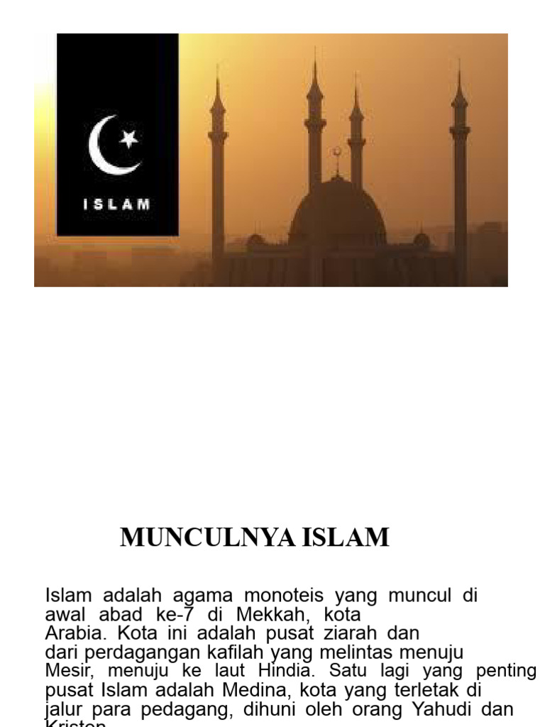 Sejarah dan Prinsip Islam Awal | PDF