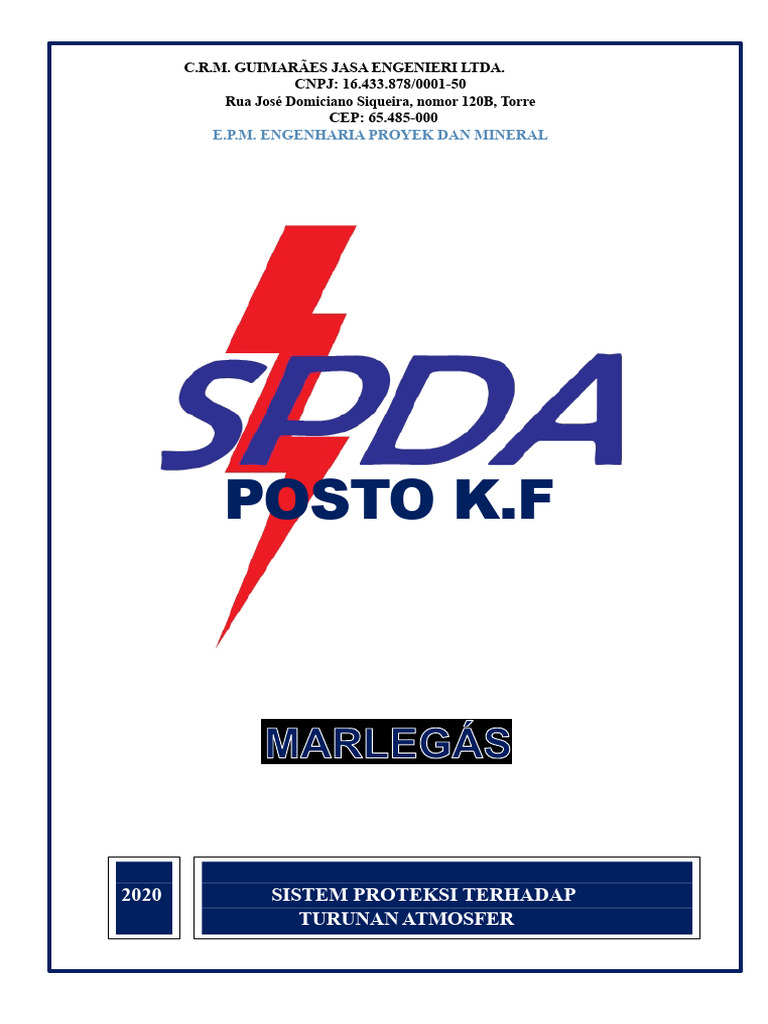 Laudo Técnico SPDA Marlegás 2020 | PDF