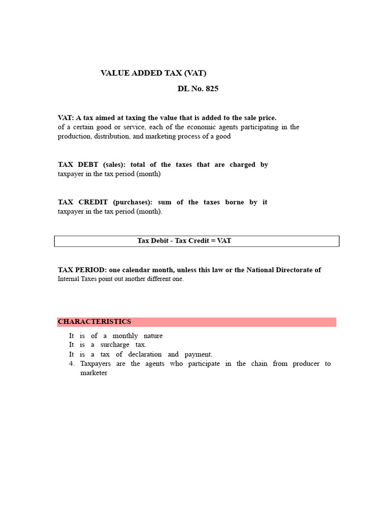Understanding Value Added Tax (VAT) | PDF | Taxes | Value Added Tax
