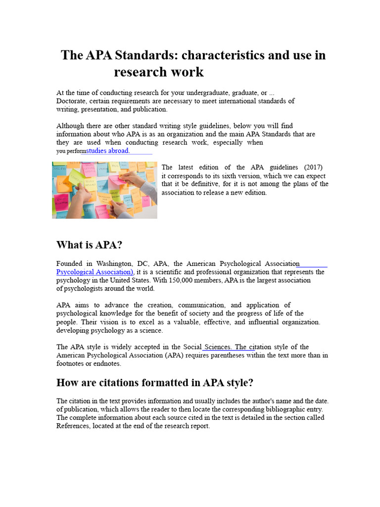 The APA Guidelines | PDF | Bracket | American Psychological Association