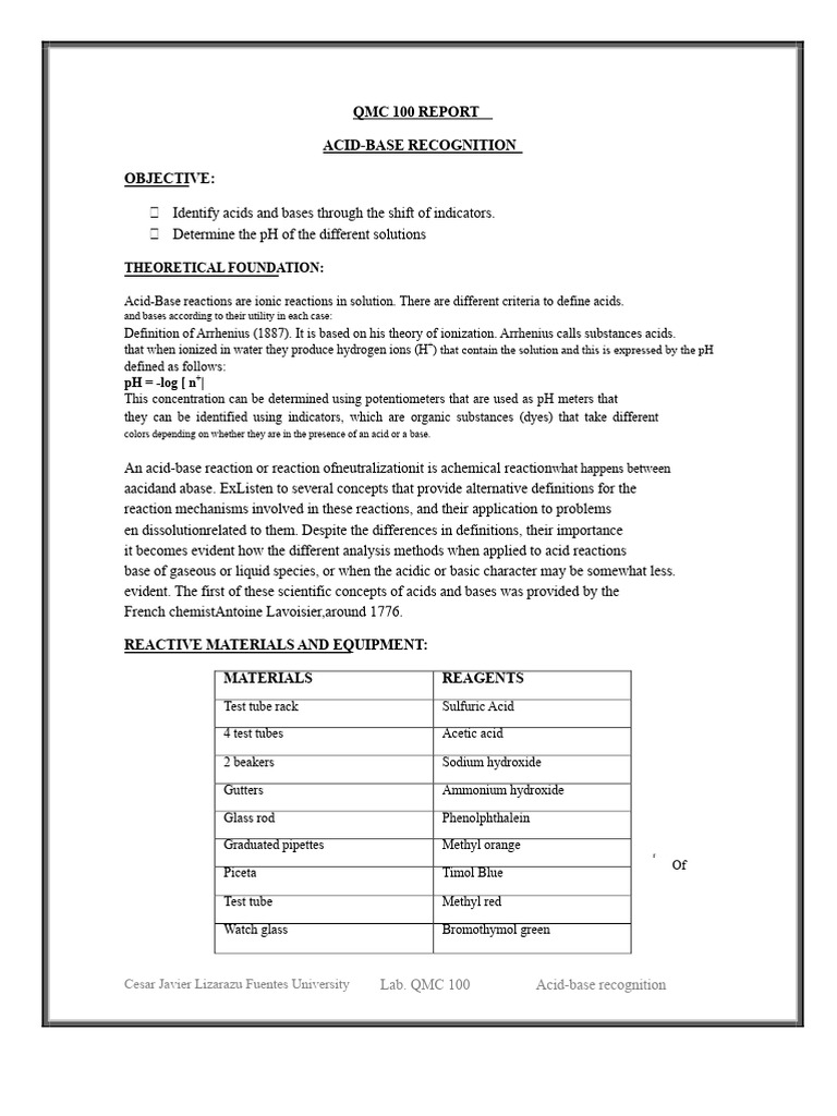 Acids and Bases | PDF | Acid | Ph