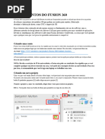 Guia Prático Fusion 360 em PDF | PDF | Modelagem 3D | Geometria