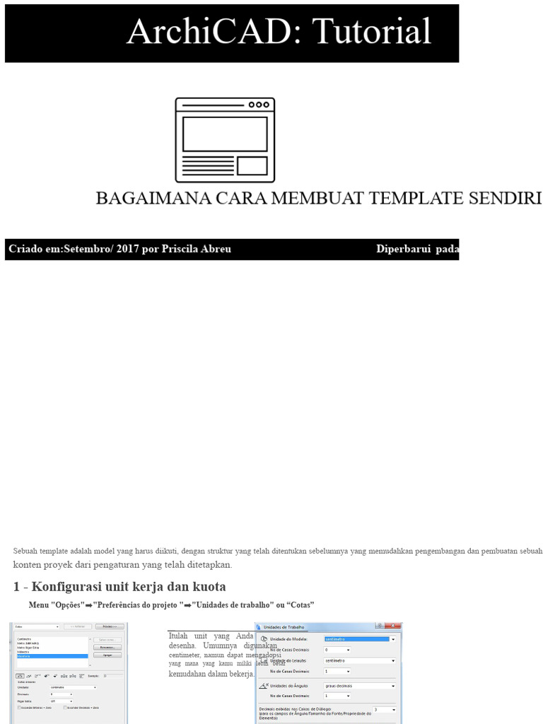 Cara Membuat Template ArchiCAD | PDF