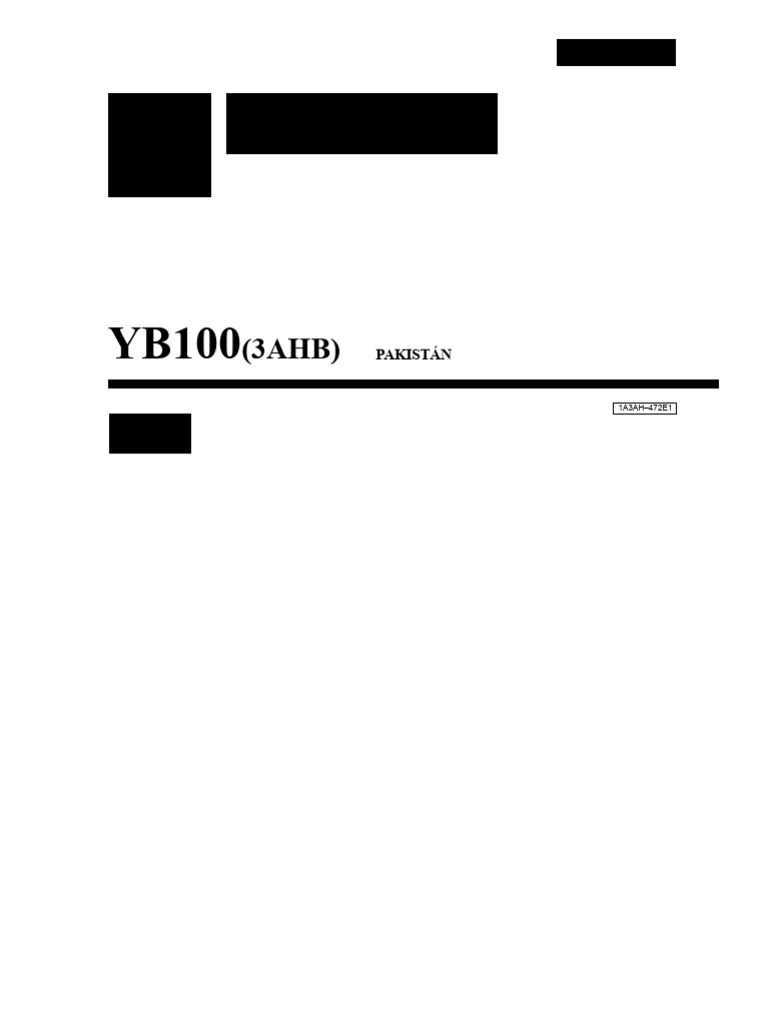 YB100 | PDF | Embrague | Arandela (Hardware)