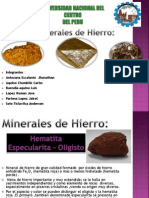 Minerales de Hierro