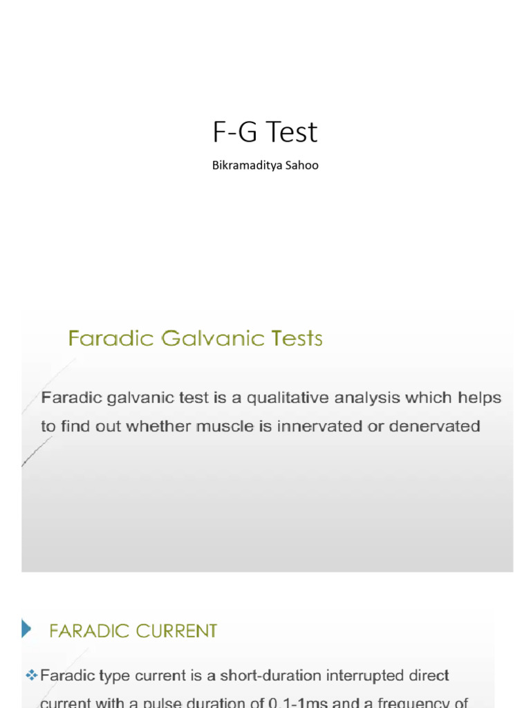 FG Test | PDF