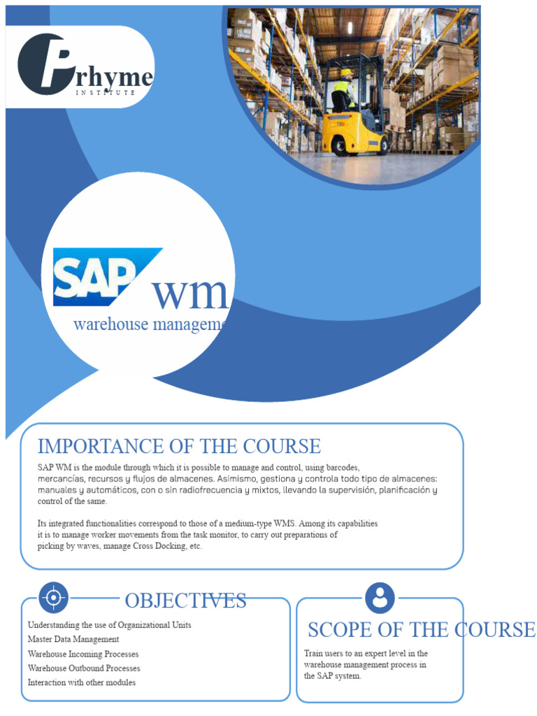 SAP Warehouse Management Course Overview | PDF | Information Technology ...