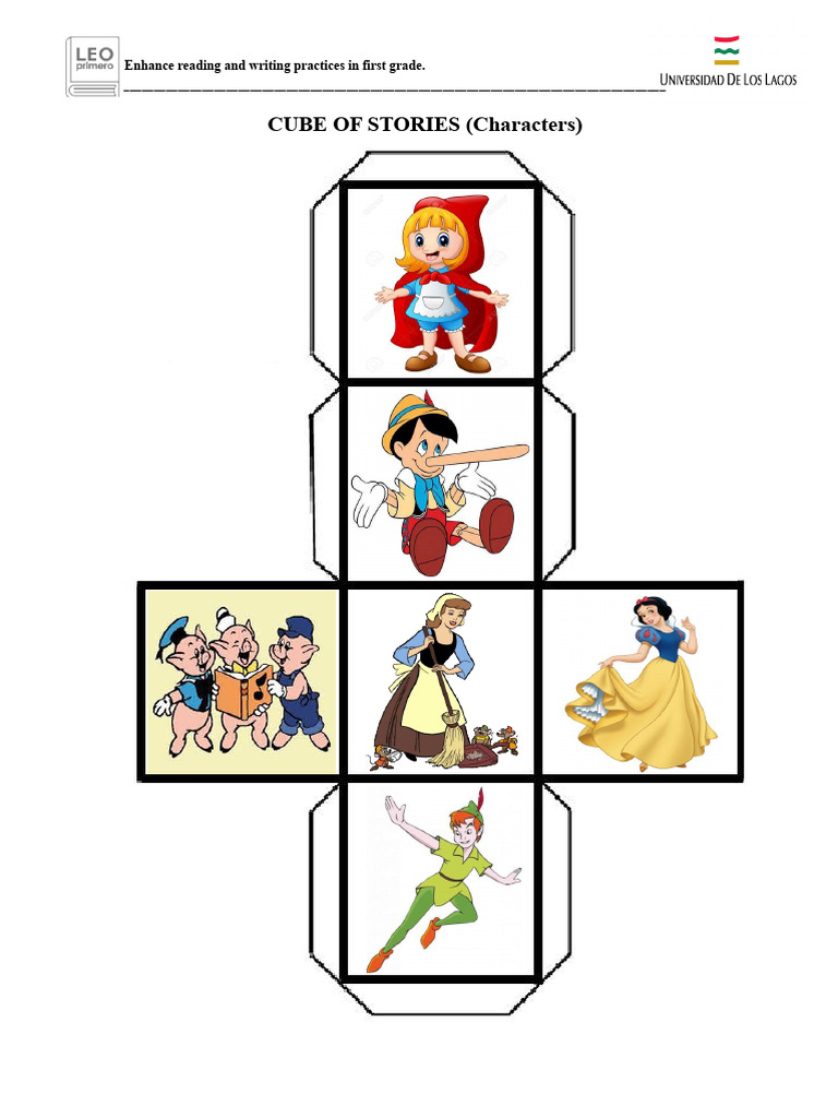 First Grade Literacy Enhancement Cubes | PDF | Literacy | Behavior ...