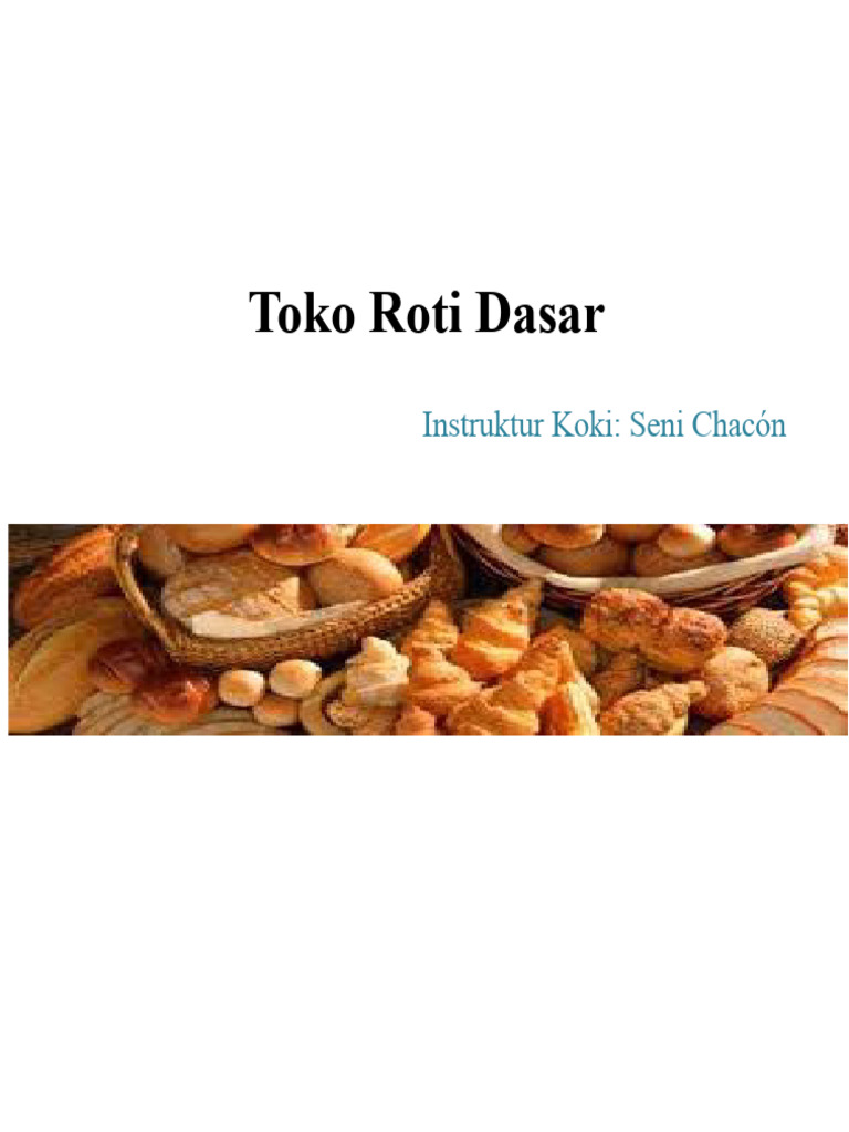 Panduan Lengkap Toko Roti di Chili | PDF