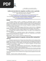 Análise micromecânica dos compósitos com fibras curtas e partículas