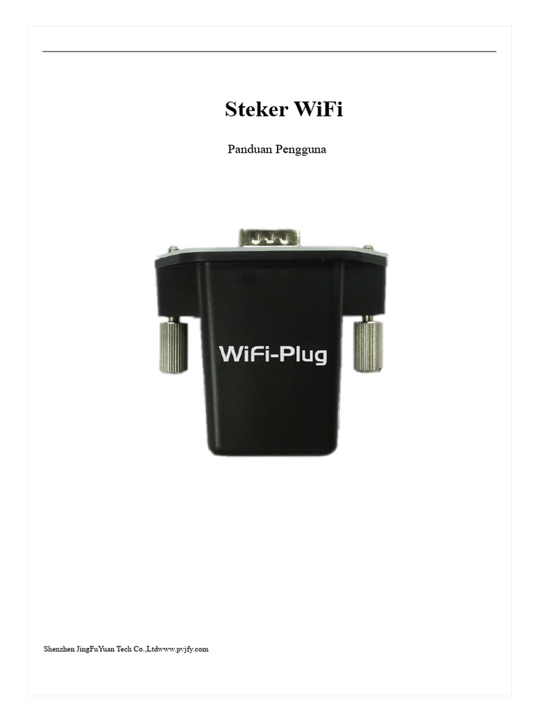 Manual Pengguna Wifi Plug - Platform JFY | PDF
