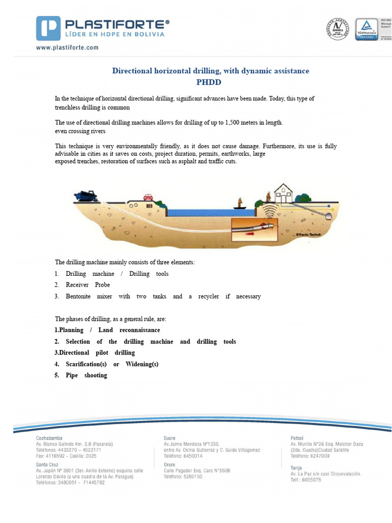 Advanced Horizontal Directional Drilling Techniques | PDF | Drilling
