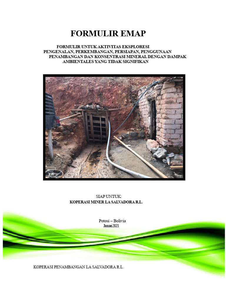 Formulir EMAP Koperasi La Salvadora | PDF
